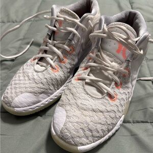 Nike Kids Sneakers - White and Orange